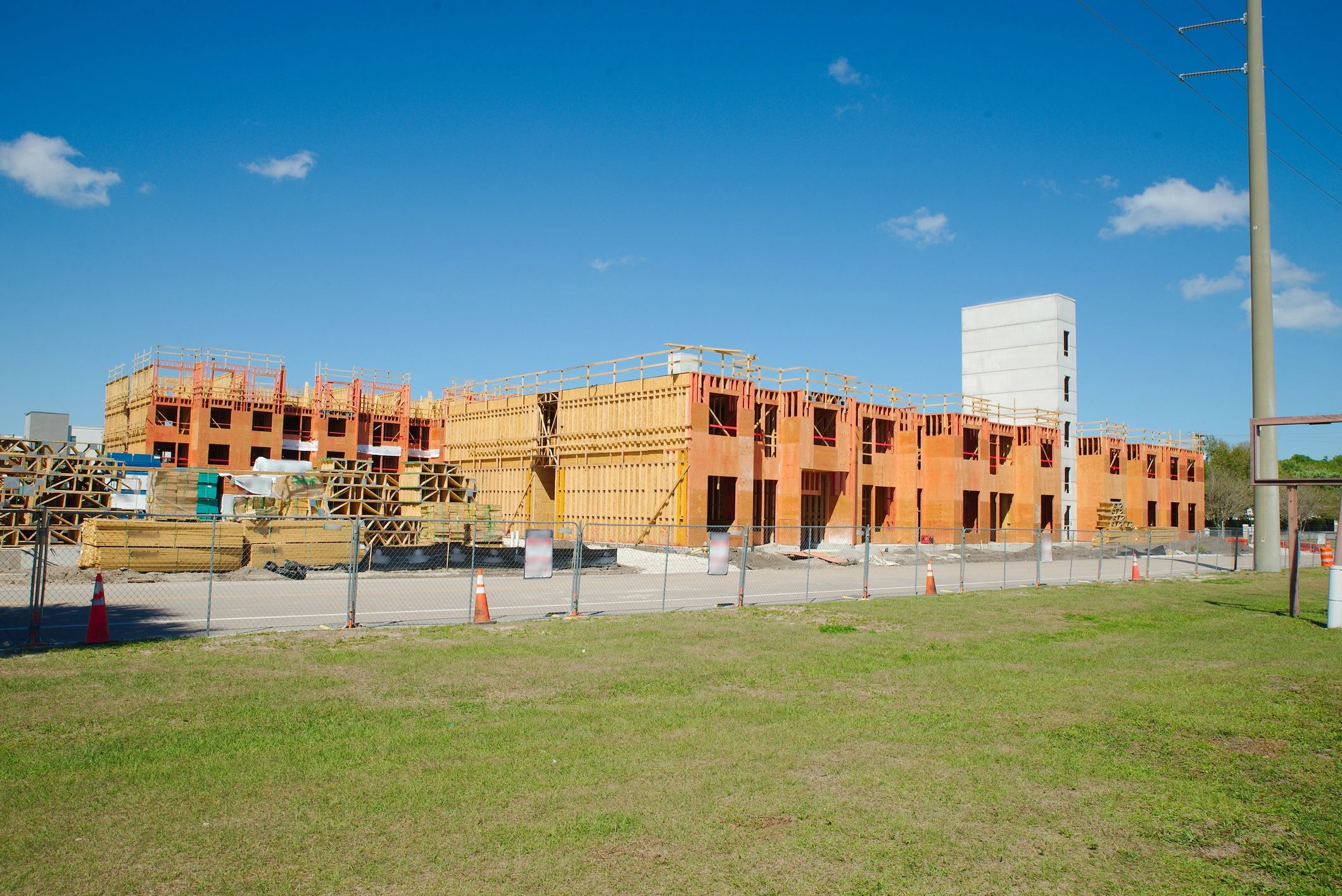 Apartment building under construction
